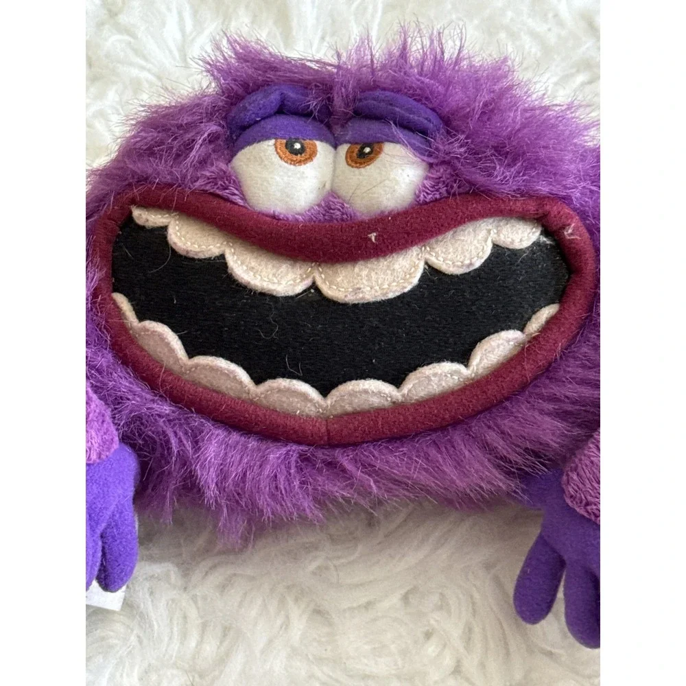 Disney Store Monsters University Art Plush Purple Striped 14 Inch Oozma Kappa